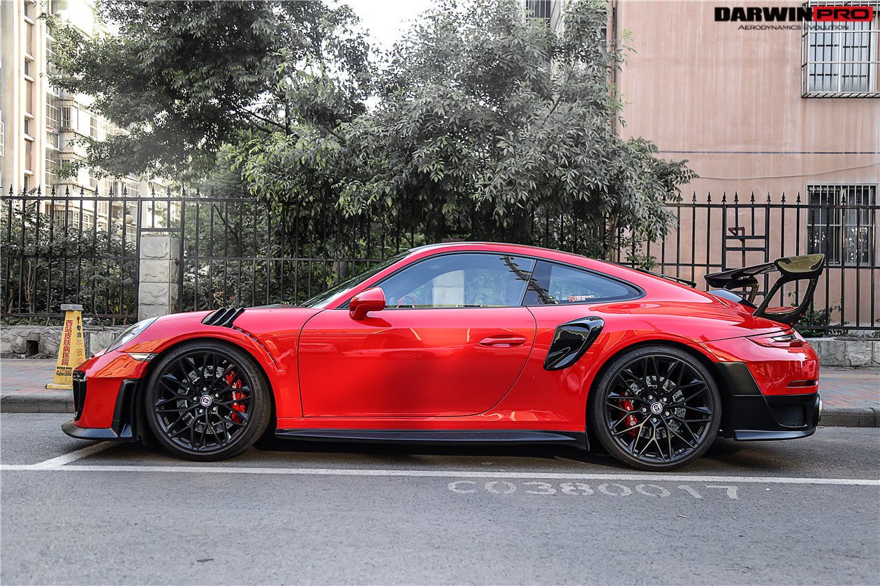 2012 - 2019 Porsche 911 991.1/991.2 Carrera/S GT2RS Style Carbon Fiber Quarter Panel Side Scoops